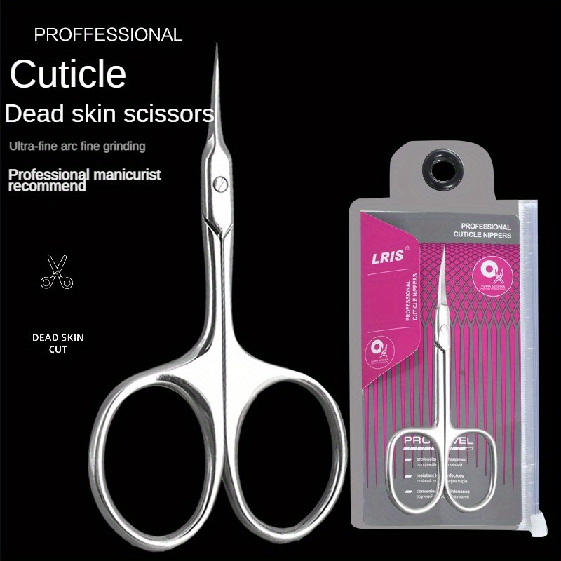 

1pc Nail Cuticle Clippers, Stainless Steel Tweezers Pusher Dead Skin Removal Scissors Clippers Manicure Tools