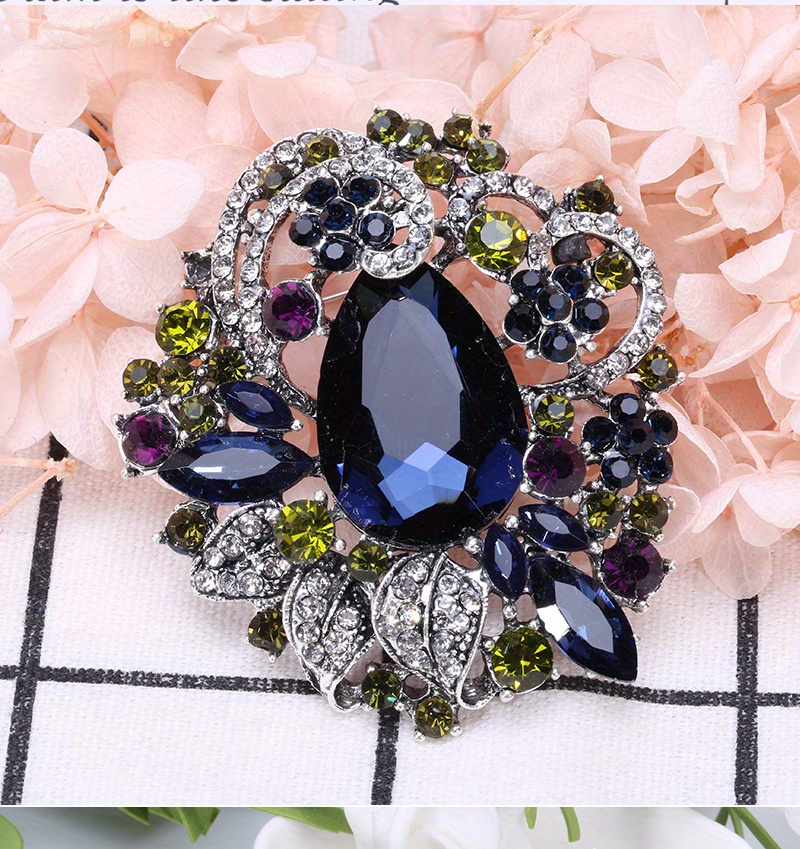 1pc bohemian style luxury brooch colorful   pin clothing accessories birthday gifts details 3