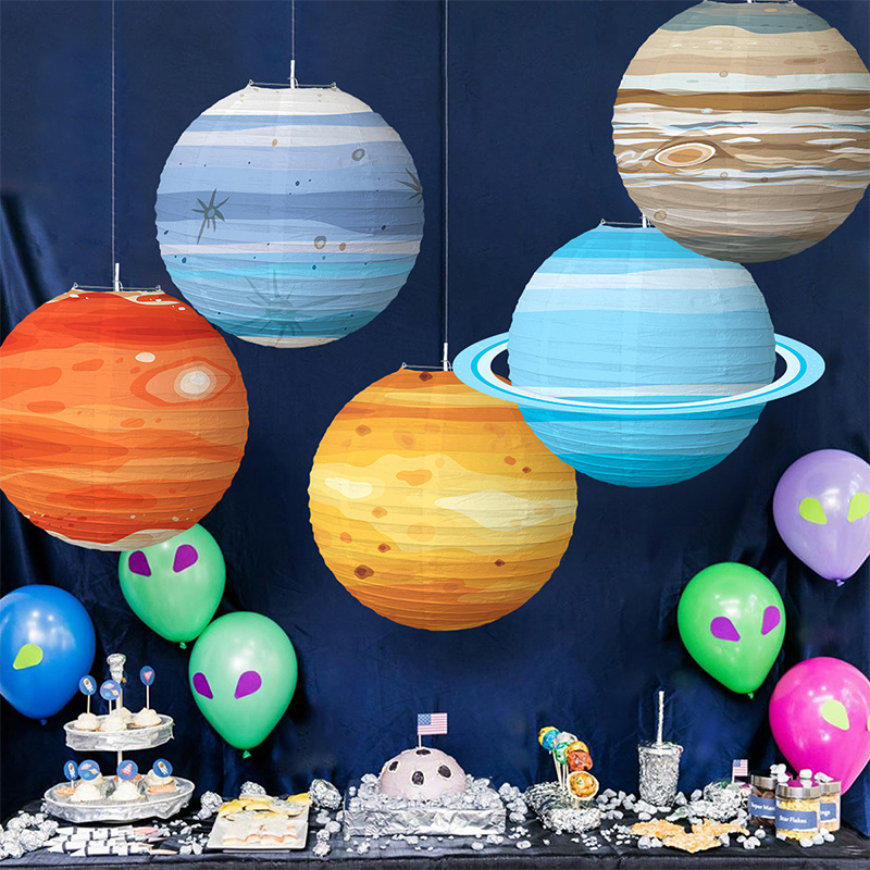 Paper Lanterns Planets Very Dreamy Space Theme Paper - Temu United Kingdom