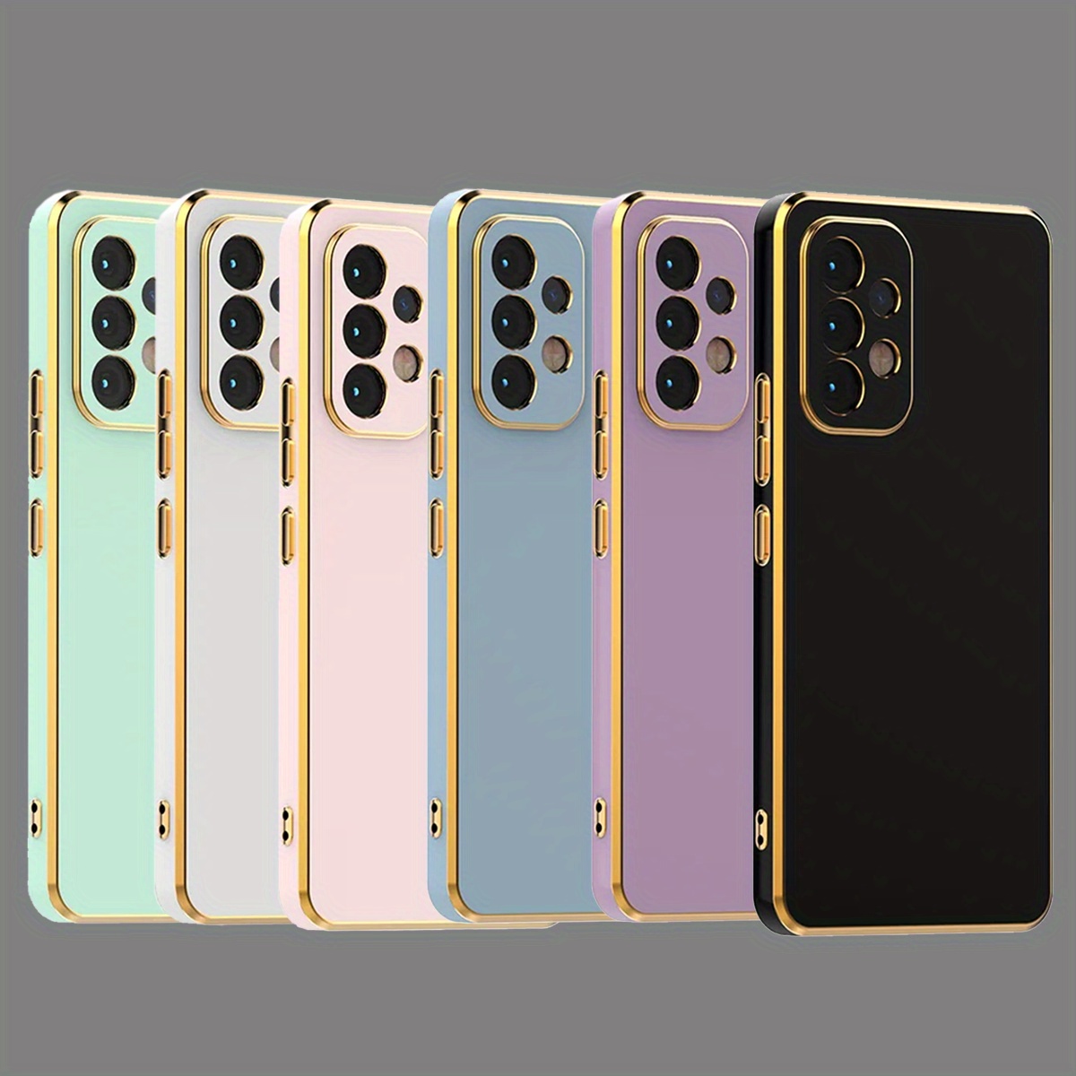 Electroplating Tpu Cases Shock Absorption Phone Case For Galaxy A54 53 52 51 34 33 23 21 13 S23 22 21 20 Fe Ultra 4g 5g S A Series