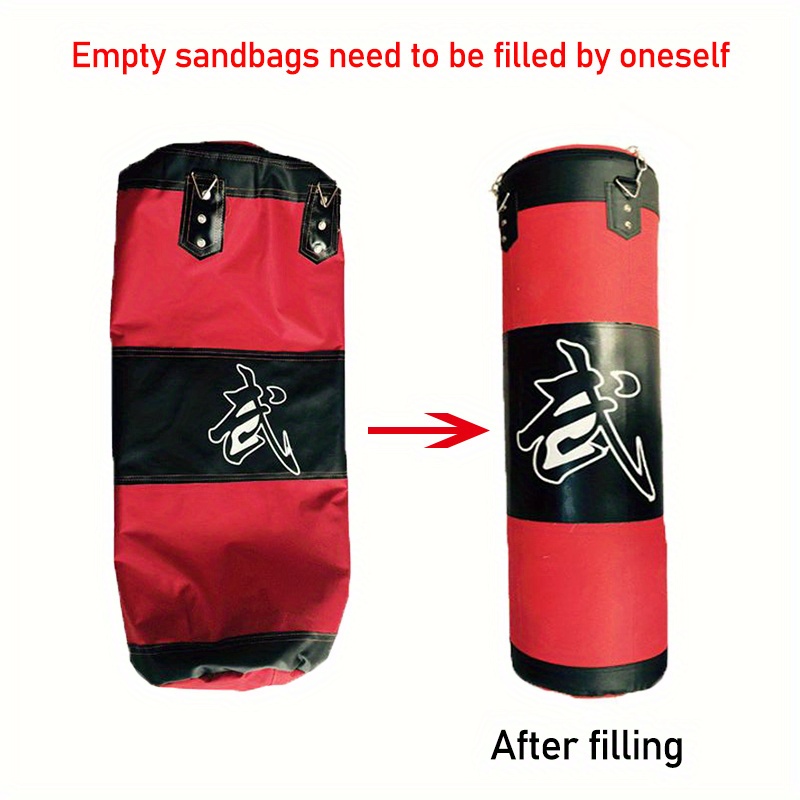 Unfilled Boxing Punching Bag Hanging Sandbag Metal - Temu