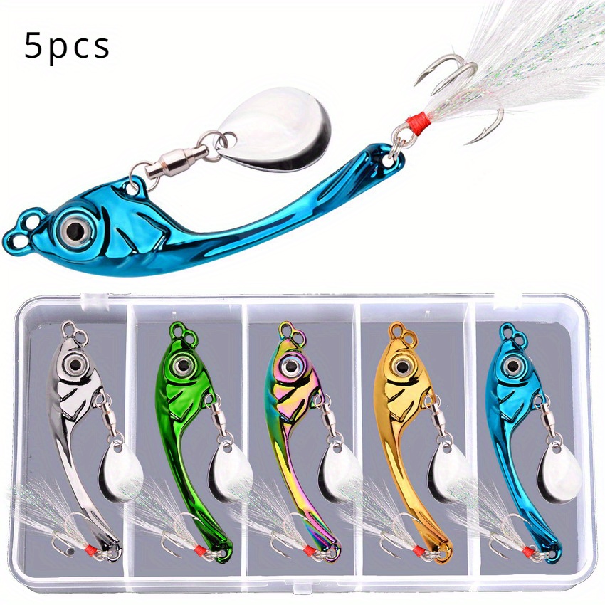 Metal Spinner Lure Long Casting Lure Bass Trout Pike Fishing