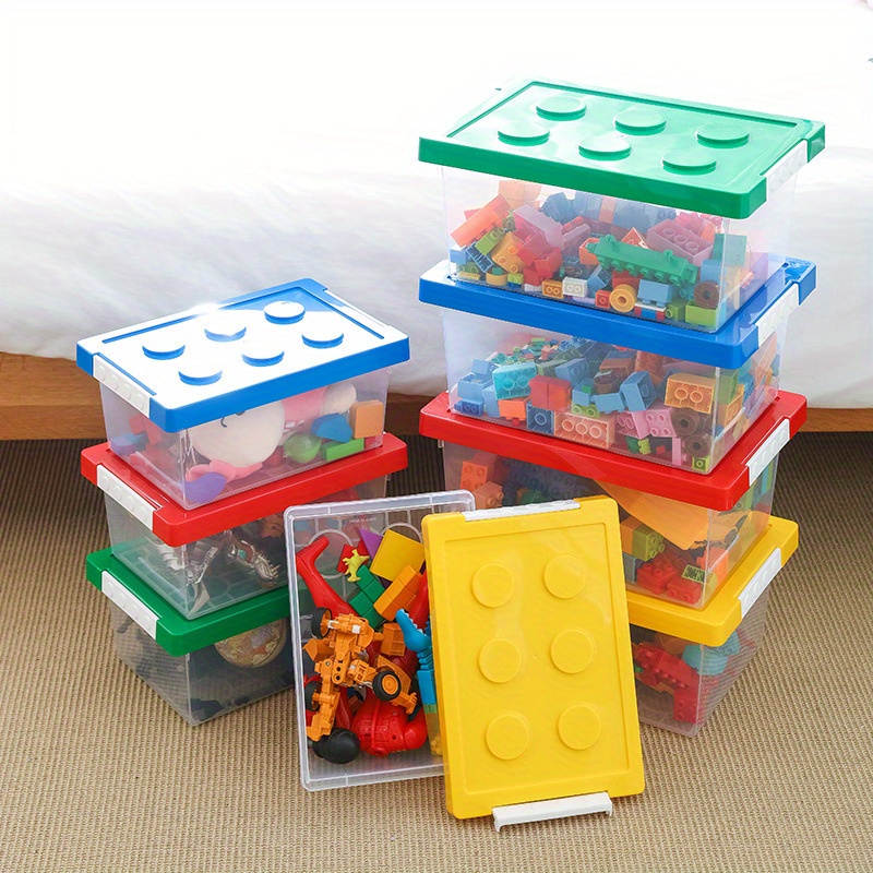 Chicmo Building Block Bricks Storage Box with Game Cover,Double-Layer 30  Compartments Toys & Tool Accessories Organizer for Lego/Magnetic