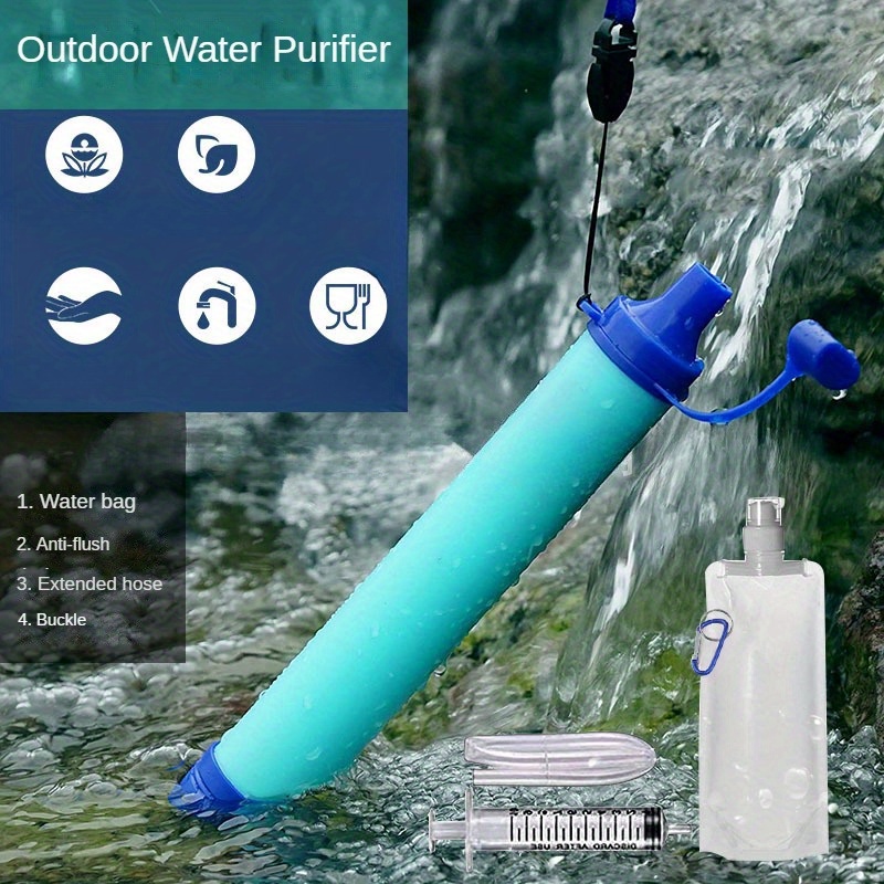 Portable Survival Emergency Water Purifier: Get Clean - Temu