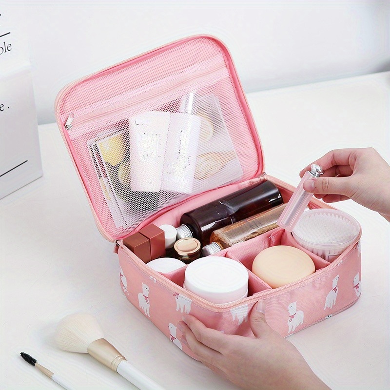 CIMAXIC 1set Powder Puff Storage Box Mini Suitcase Mini Travel Items Trendy  Makeup Silicone Cosmetic Bag Makeup Bags for Women Silicone Travel Brush