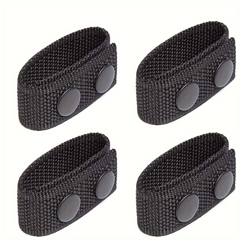 4pcs Heavy-Duty Belt Keeper Clip - Double Hidden Snaps for Maximum  Durability!