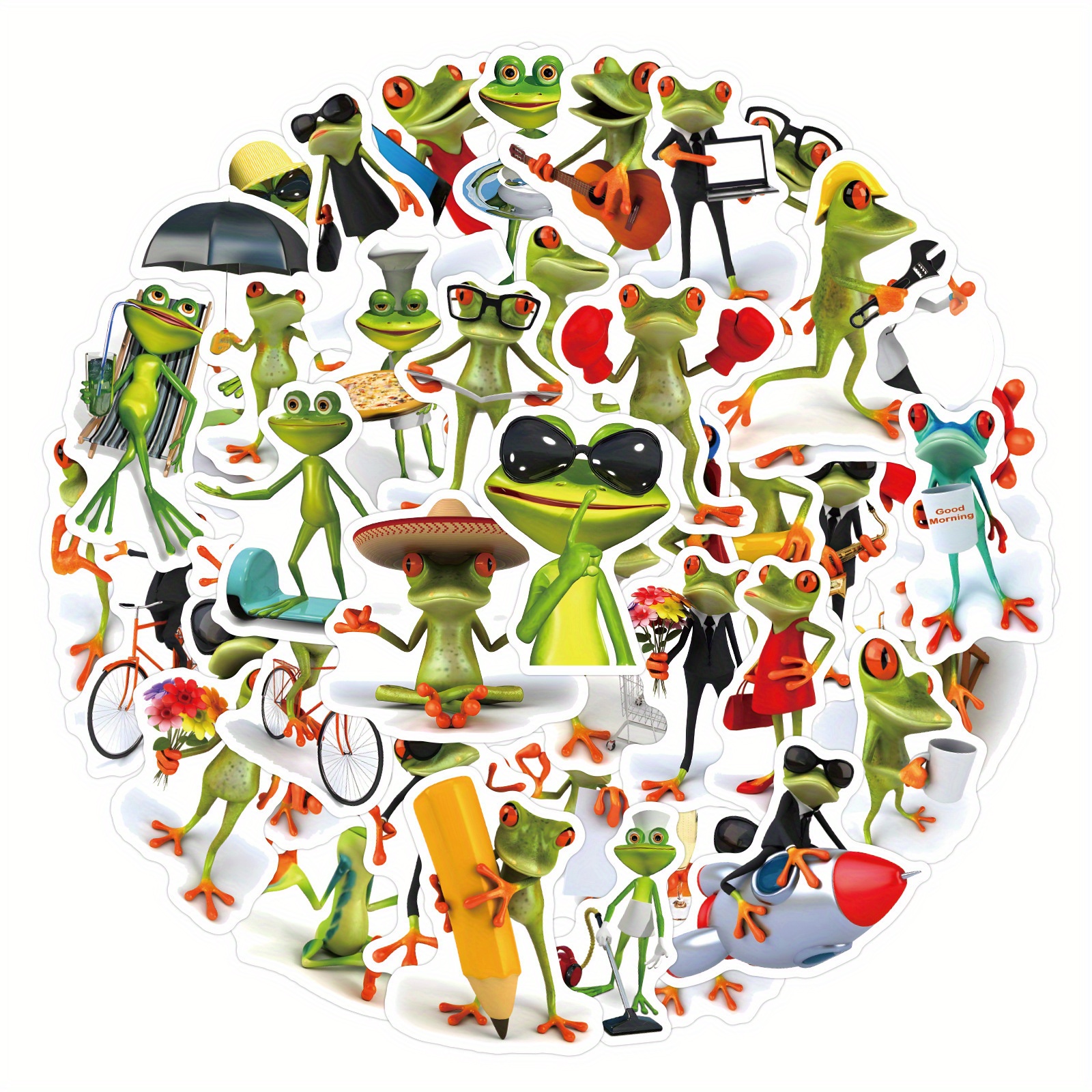 Froggy Sticker - Kostenloser Versand Für Neue Benutzer - Temu Switzerland