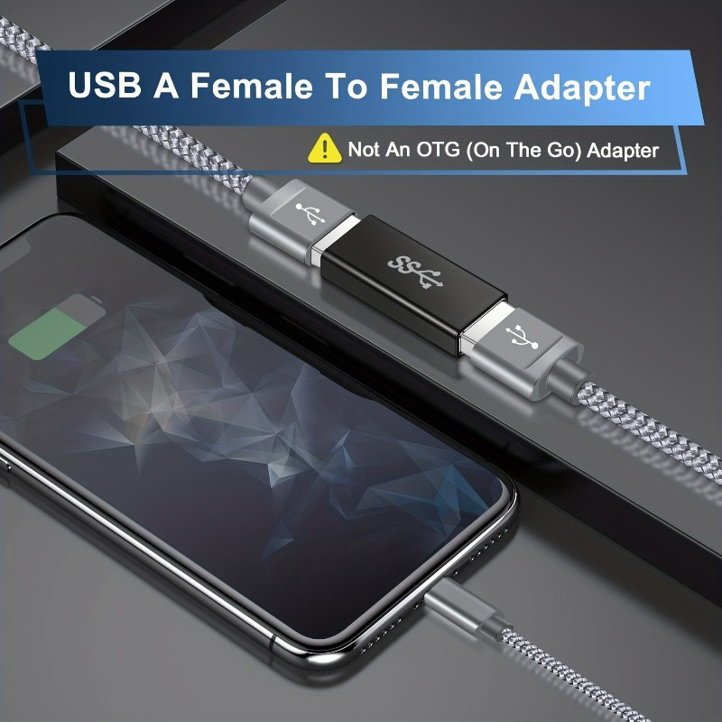 BES-21179 - Accessori adattatori e cavi - beselettronica - Adattatore  accoppiatore USB 3.0 tipo A femmina a USB 3.0 maschio tipo B