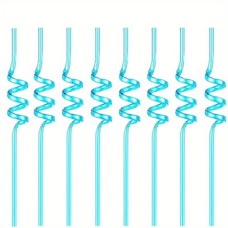 Reusable Plastic Crazy Loop Straws For Party - Temu