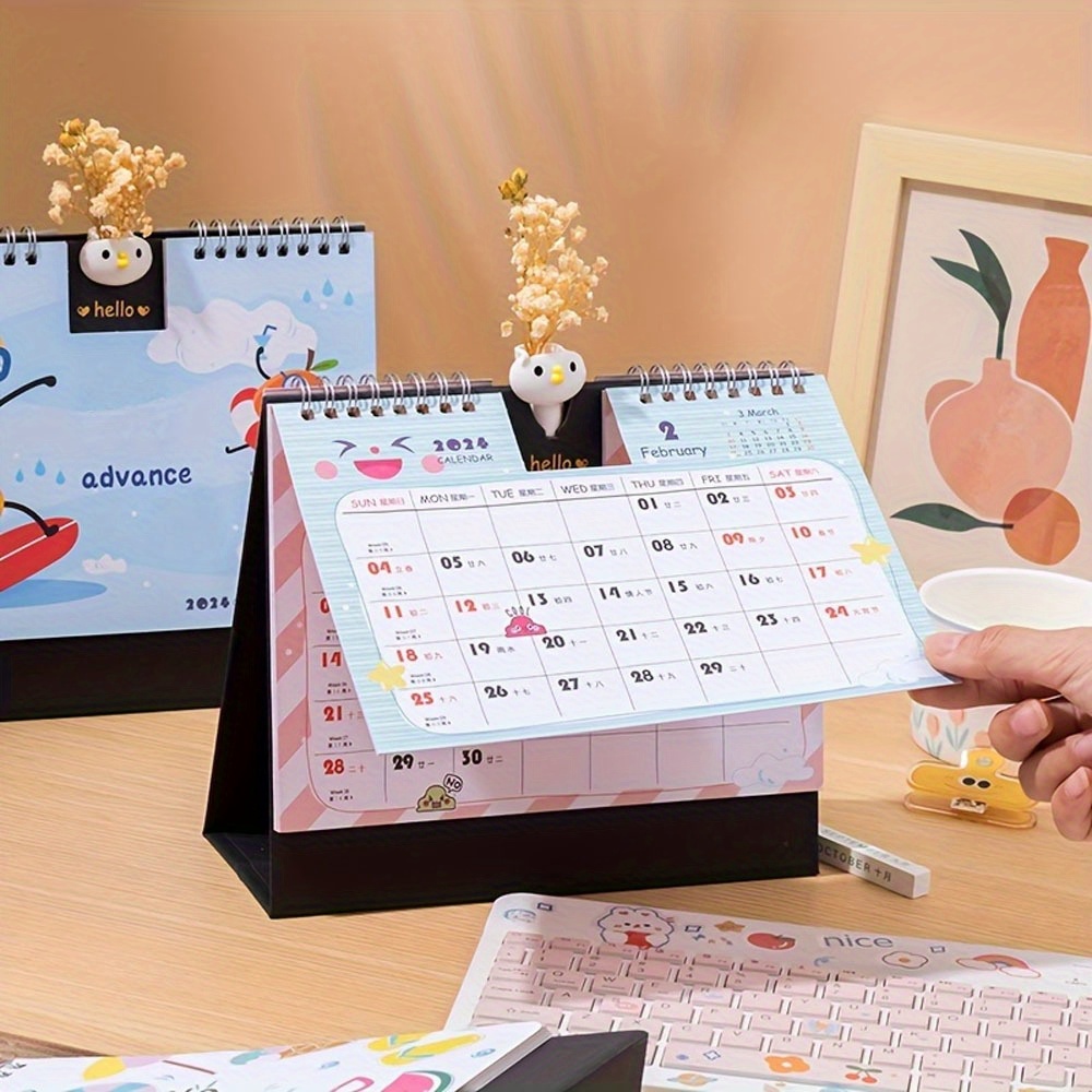 Artimemo Calendar 2024, 3D Art Calendar Memo Pad 2024, 3D Memo Pad, 2024  Desk Calendar Memo Pad, 3D Magic Castle Weekly Calendar Notepad with Light  