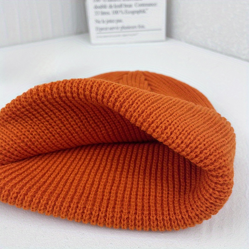 Kids Knitted Bear Embroidery Hat for Cold Weather
