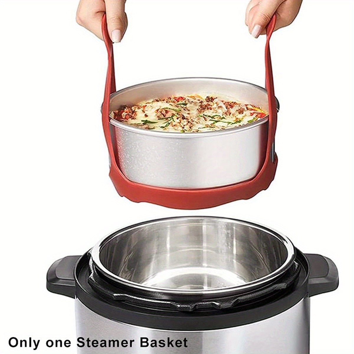 1Pcs Pressure Cooker Sling Steamer Silicone Bakeware Lifter