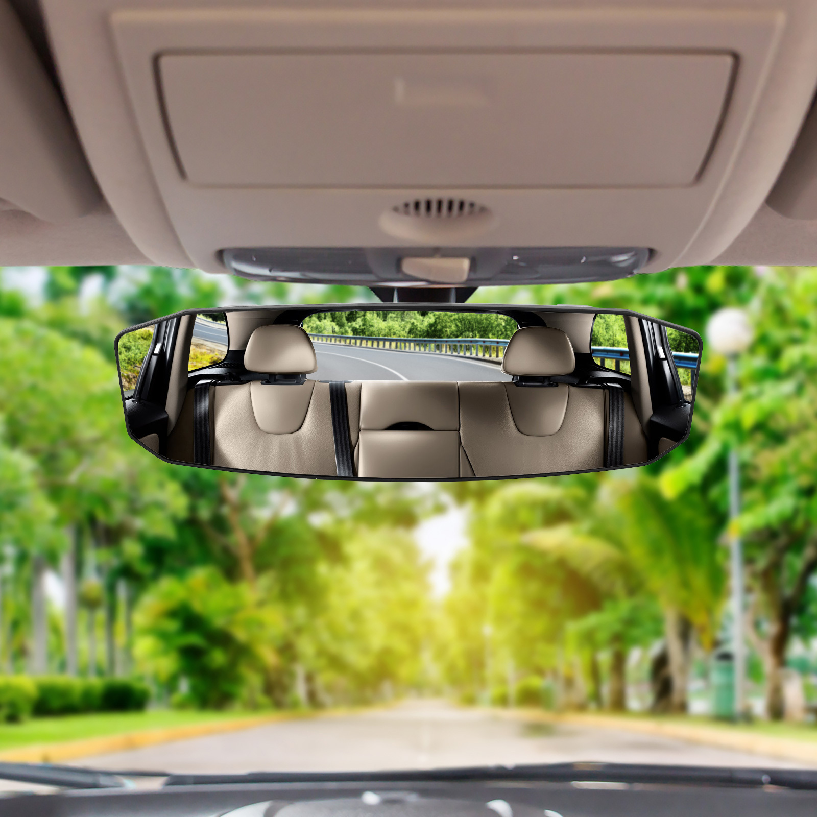 Rückspiegel, um 360 Grad Verstellbarer, Blendfreier Auto