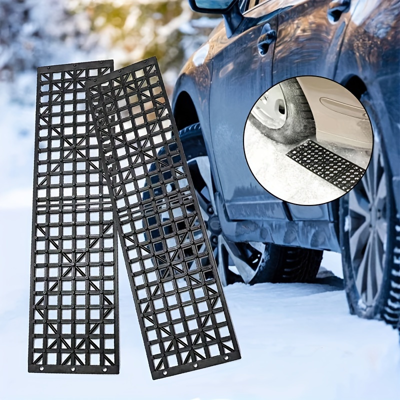 Car Wheel Non-slip Pad, Keenso Non-Slip Emergency Tire Traction Mat Plate  for Snow Mud Ice Sand Universal : : Automotive