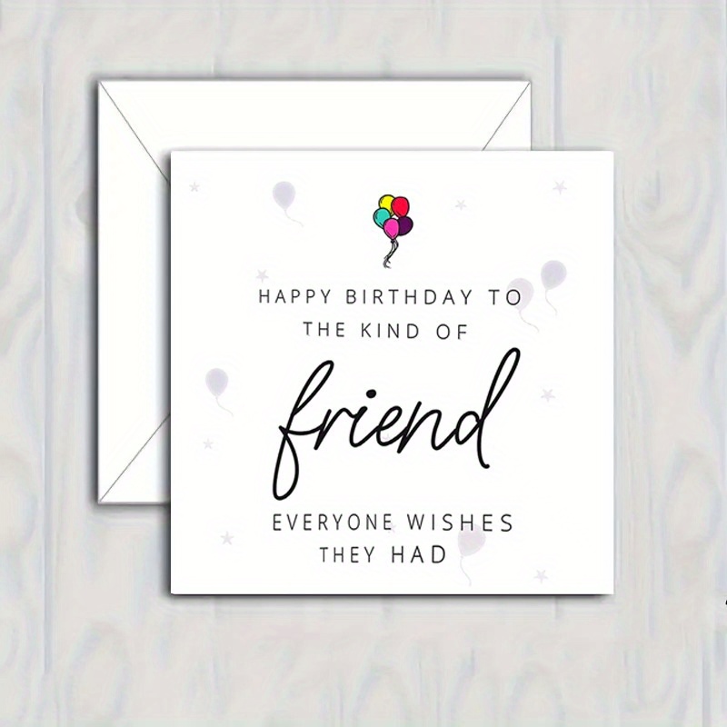 Happy Birthday Card For Dear Friends Suitable For Men And - Temu