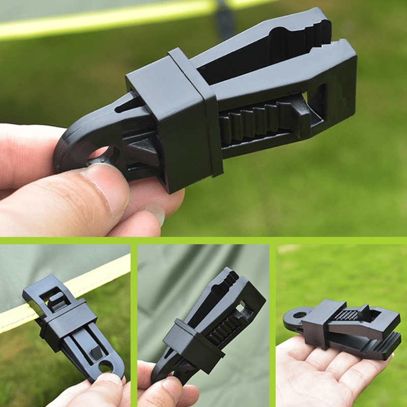 5pcs 10pcs Durable Alligator Clips For Camping And Hiking Secure Tents  Tarps And More With Adjustable Buckles And Double Holes - Sports & Outdoors  - Temu