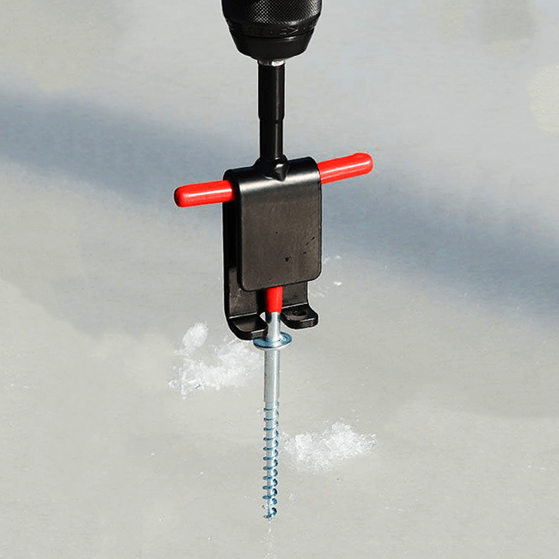 Ice Anchor Drill Adapter Ice Shanty Anchors Portable Ice Fishing Anchor Tool