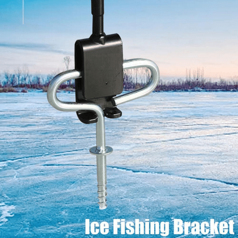 1pc Universal Heavy Duty Ice Anchor Tool, Ice Anchor Power Drill Adapter,  0.39in/1cm Ice Anchor Drill Bit, Winter Fishing Supplies