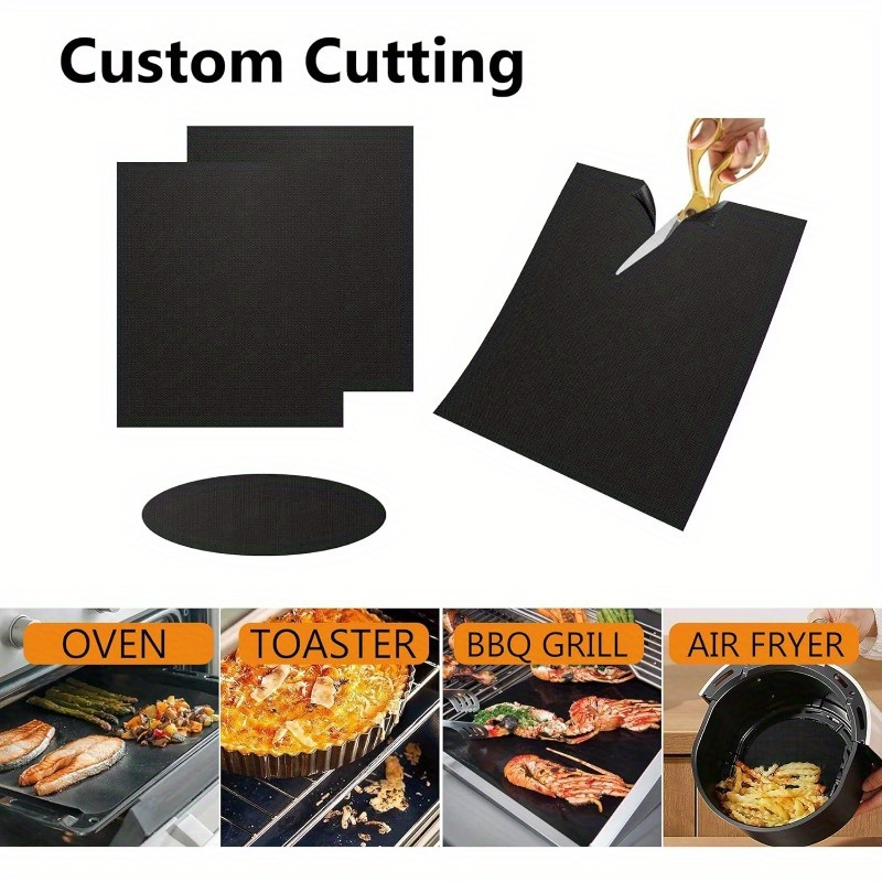 Non-stick Air Fryer Oven Liner - Reusable Toaster Oven Mat (  X ) -  Prevents Mess And Saves Time - Temu