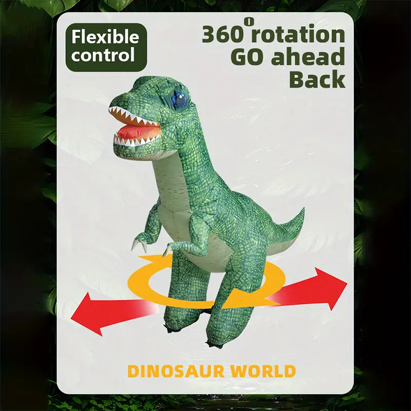 LH D018 Dinosaure Télécommandé Gonflable Tyrannosaure Rex - Temu
