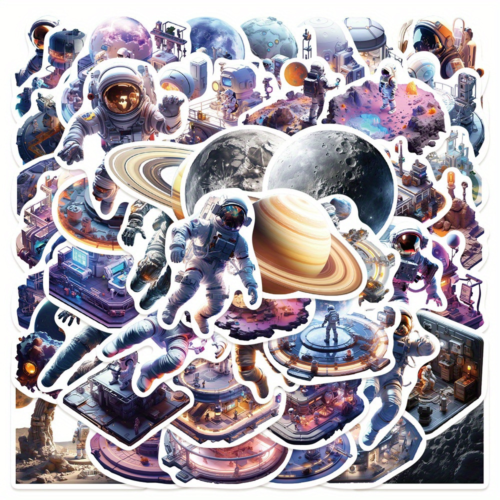 NASA Stickers for Laptop [100PCS], Pegatina Explorador de Espacio  Calcomanías de Vinilo para Botella de Agua MacBook Coche Bicicleta Patineta  Equipaje Astronauta Universo Pegatina de Graffiti… : : Hogar y  cocina