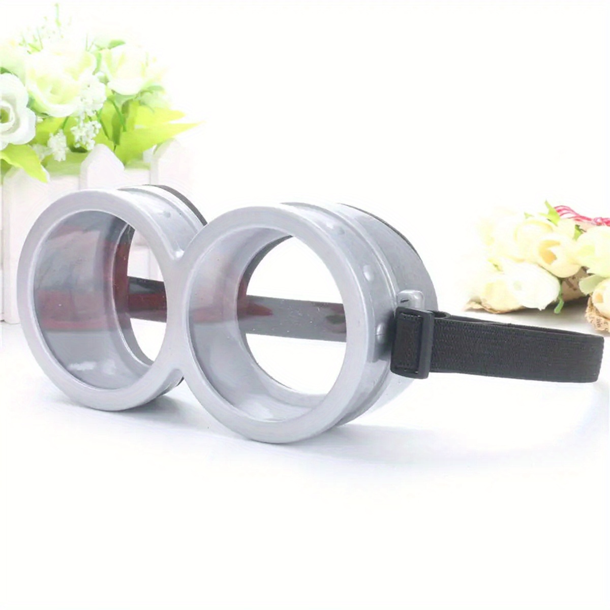 

1pc, Funny Decoration 3d Round Glasses Party Supplies Weird Stuff, Costume Accessories