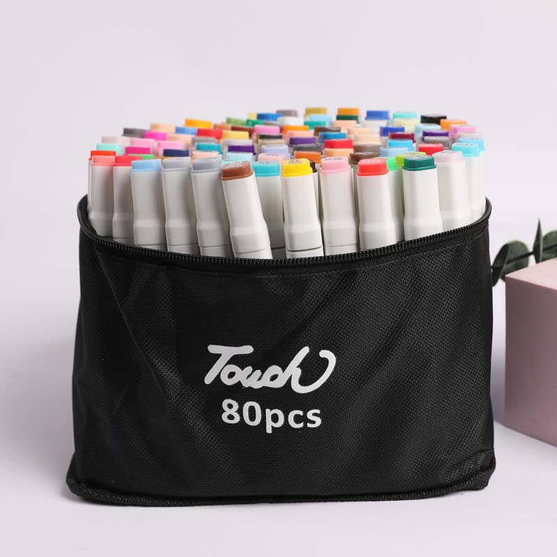 60 Markers Artist Set Set of 60 Marker Pens, Twin Dual Tips Sketch