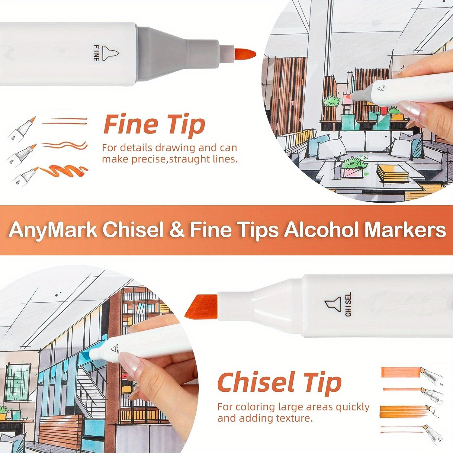 Alcohol Markers Permanent Dual Tips Art Paint Marker Pens - Temu