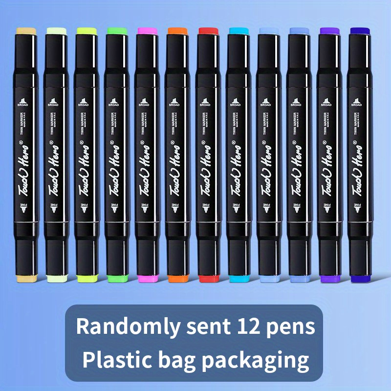 Alcohol Markers Dual Tip Art Markers with Carry Bag For - Temu