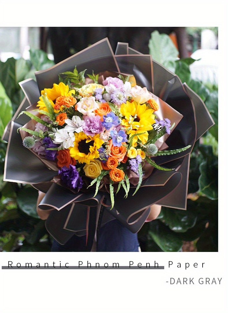 Papel Coreano para flores TRANSLUCIDO BP-150 / Paq. 20 Pliegos