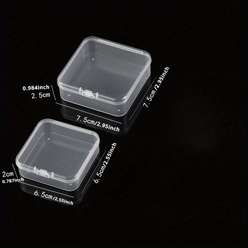 Square Box Plastic Packaging Storage Box Transparent Packaging Box PP