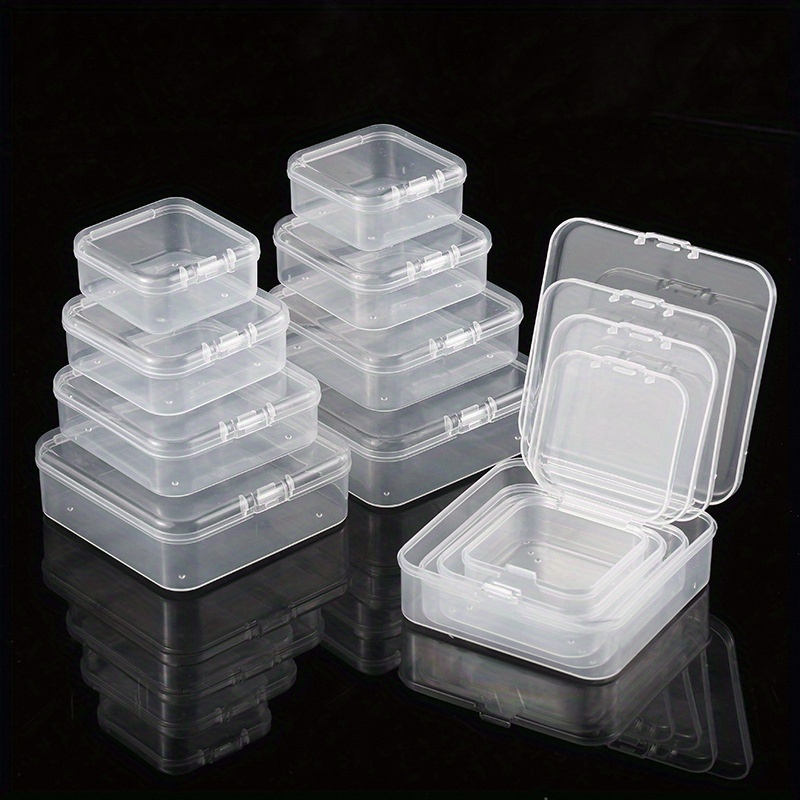 Square Box Storage Box Translucent Packaging Box Packaging Box Plastic Box  PP