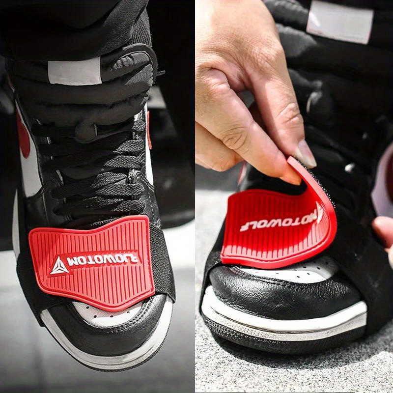  CHCYCLE Accesorios de palanca de cambios para zapatos, protector  de botas de motocicleta (negro) : Automotriz