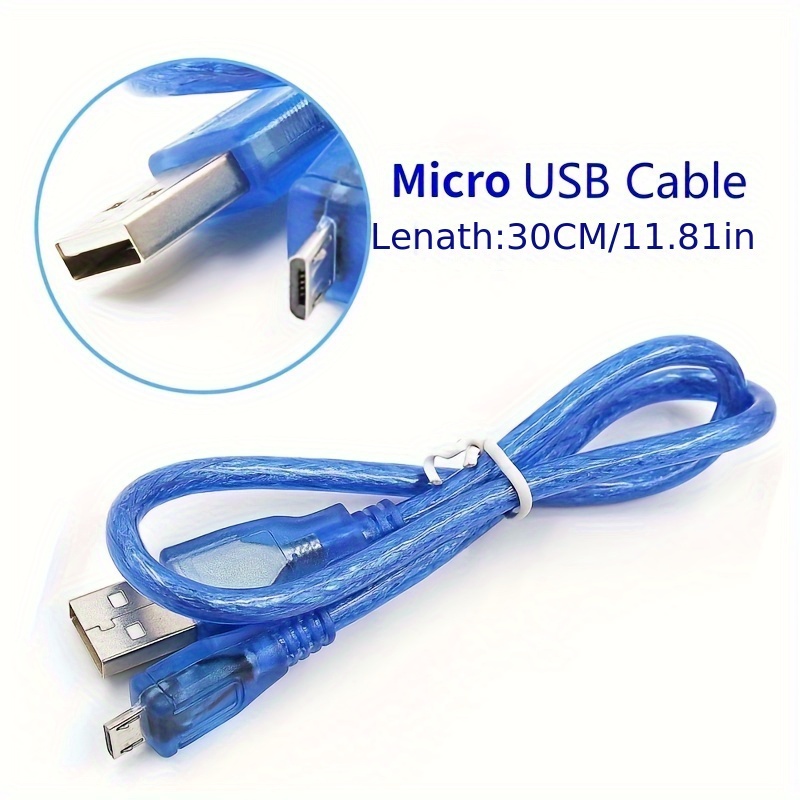 Mini/ Micro/square Usb Cable For Arduino For R3 Mega - Temu