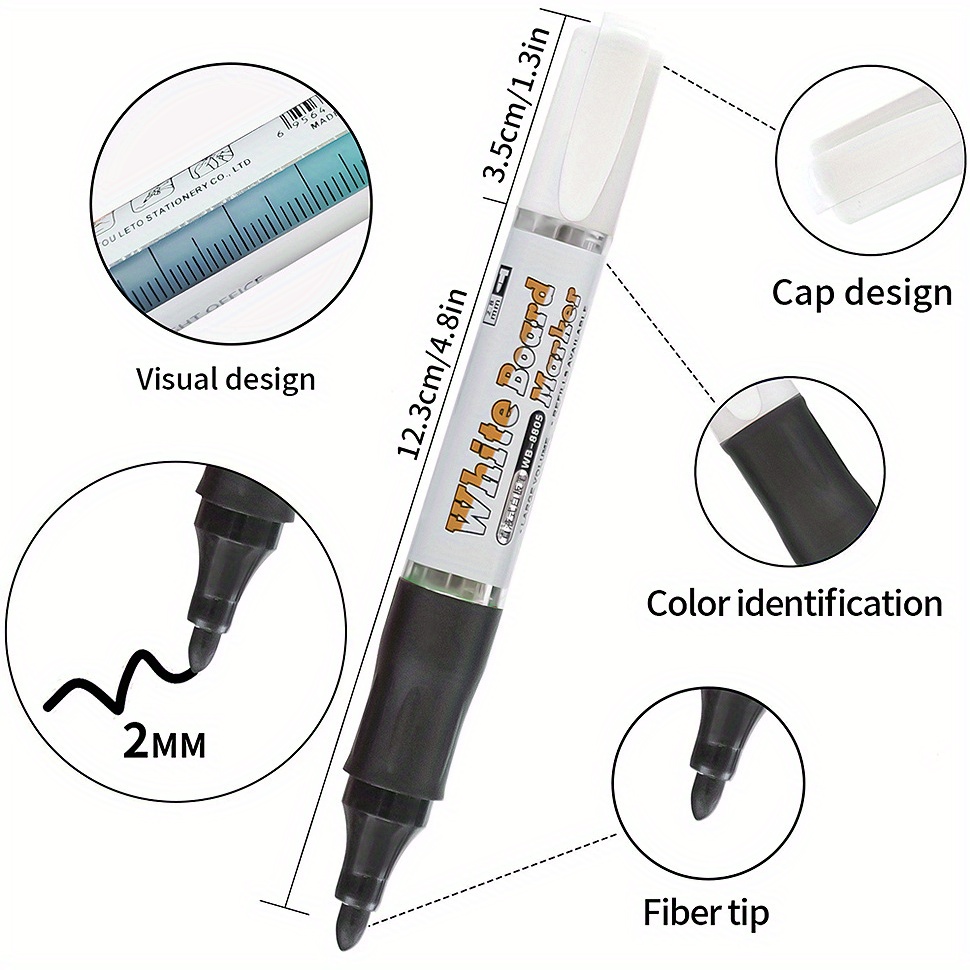 2 Pi ces Marqueur Effa able Peut Ajouter De Lencre cologique Non