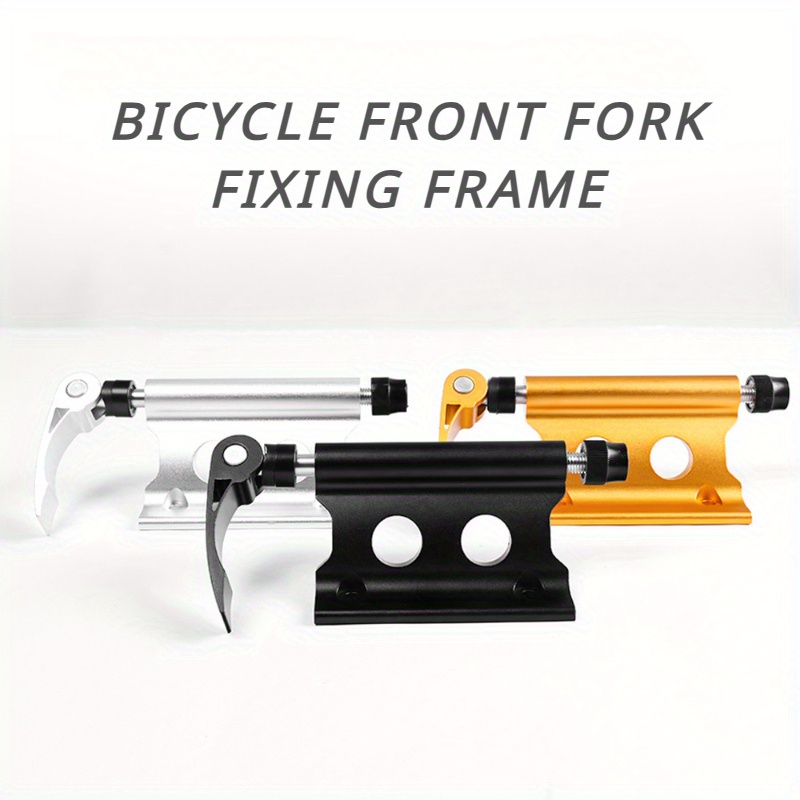 

Car Carrying Bicycle-fixed Front Fork Bracket-quick Release Fixed Clamp Luggage Rack Car Suv Modified Parking Rack Cycling Supplies Placement Rack