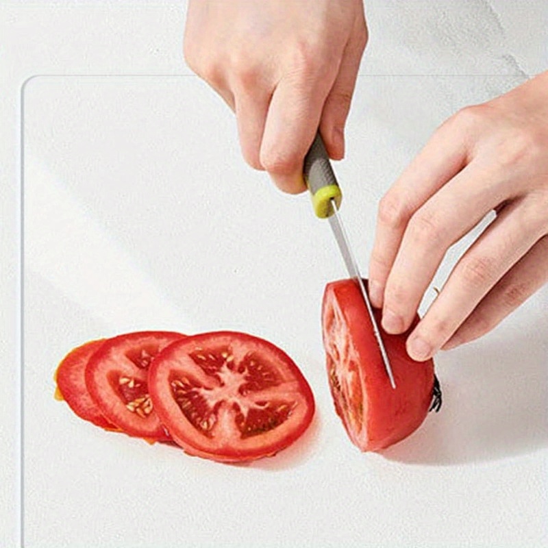 1 pieza Tabla de cortar acrílico transparente anti deslizante fruta, Moda  de Mujer