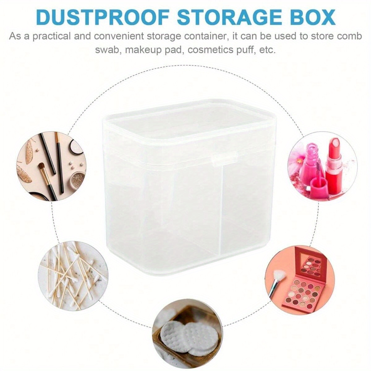 【HOT】 Mini Plastic Box Rectangular Box Translucent Box Packing Box Storage  Box Dustproof Durable Strong Jewelry Storage Case Container