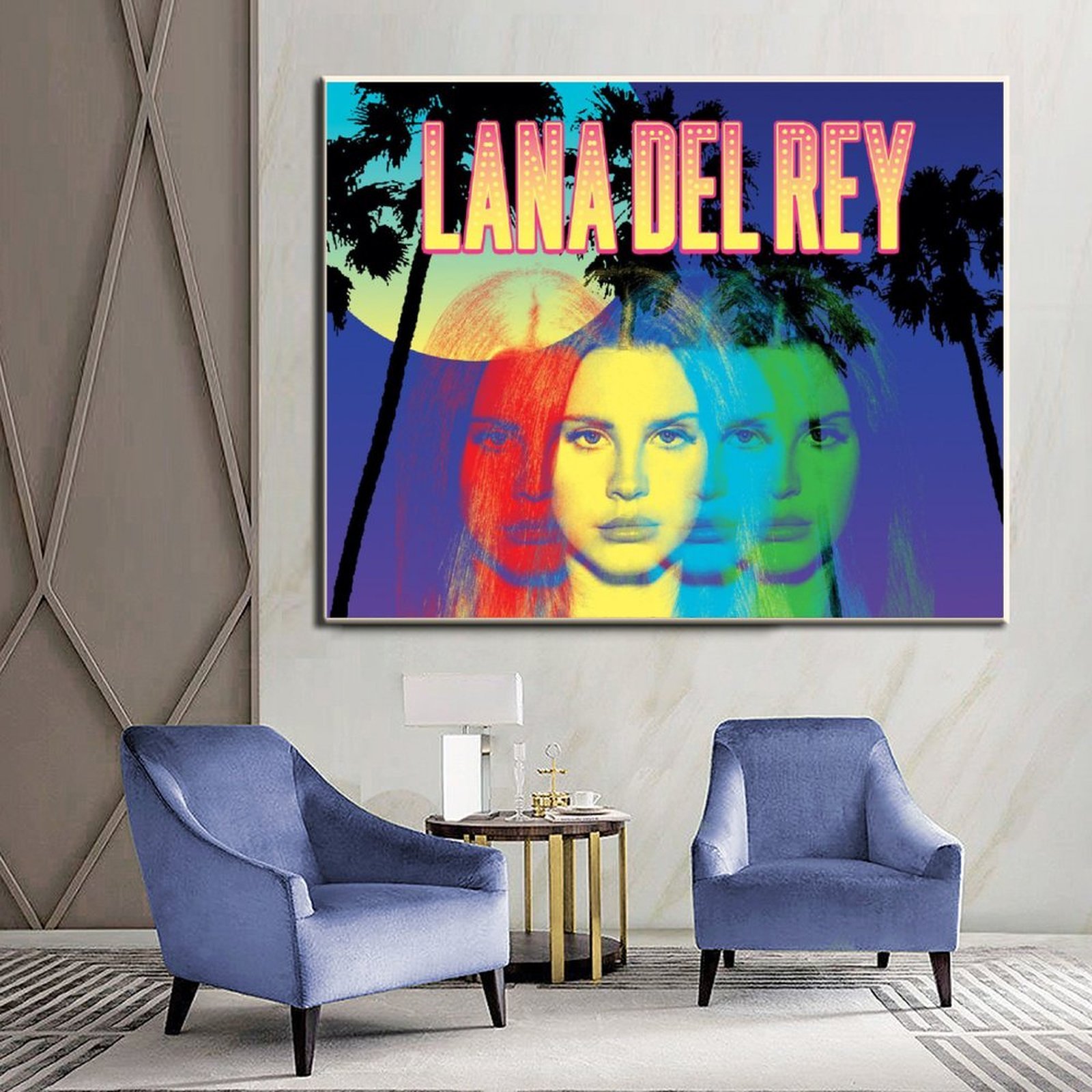 Canvas Poster Music Art Lana Del Rey Poster Ideal Gift - Temu