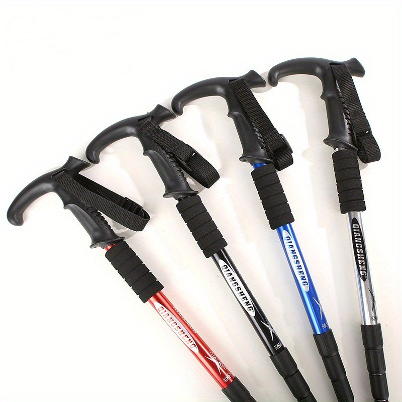 T Handle Mountain Climbing Cane Outdoor Travel Hiking Cane