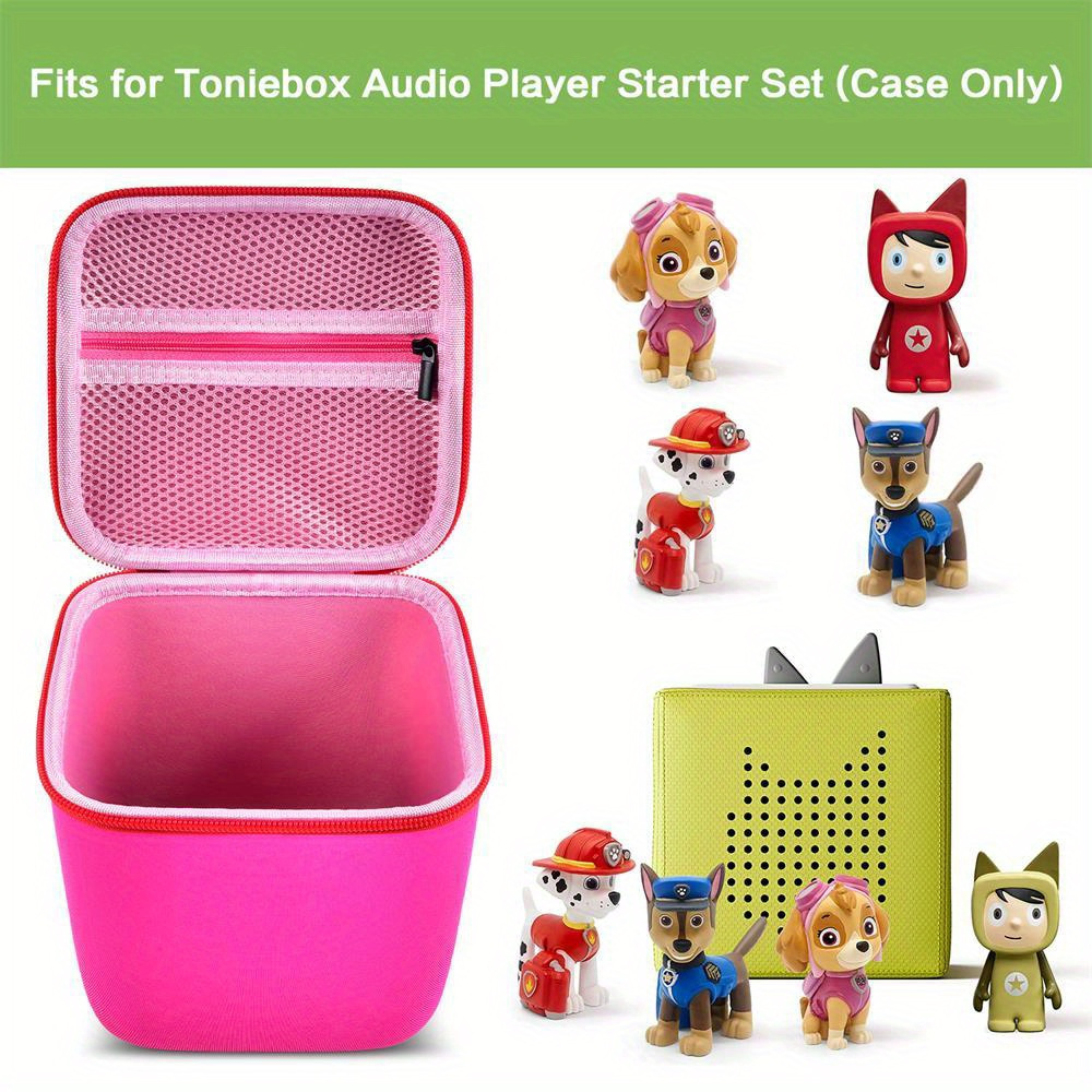 Toniebox Playtime Audio Player Starter Set – Red (with FREE Cars Tonie)