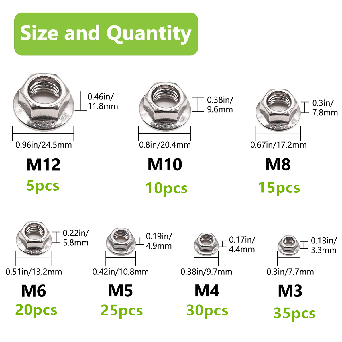 Porca Sextavada M1-m1.2-m1.4-m1.6-m2-m3-m3.5