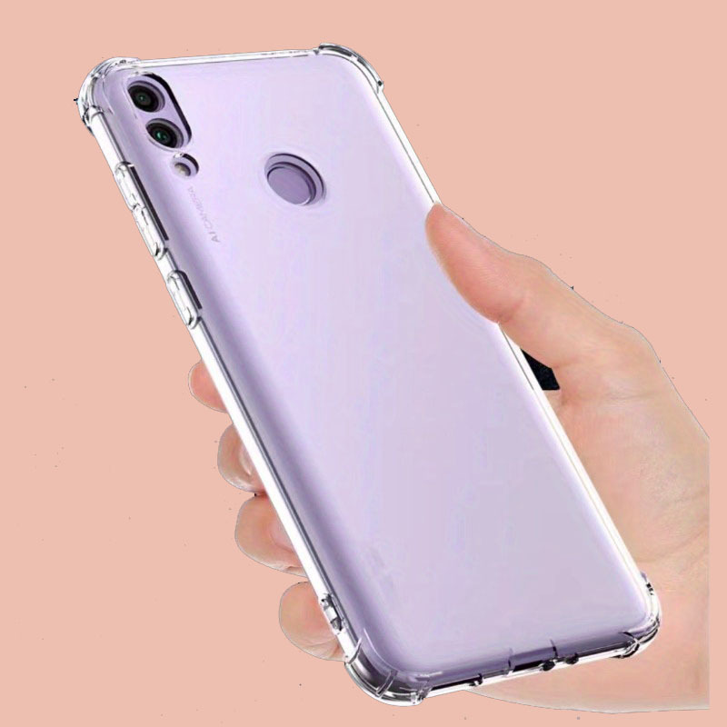 Gradient Color Four Corners Shockproof Tpu Slim Phone Cover - Temu