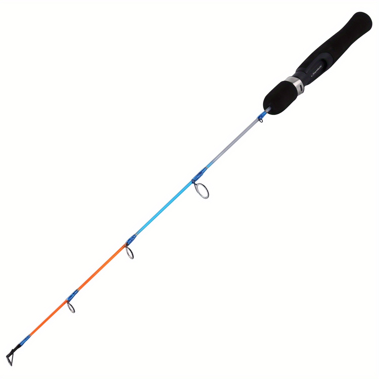 1pc Premium Ice Fishing Rod With Comfortable Wooden Handle And