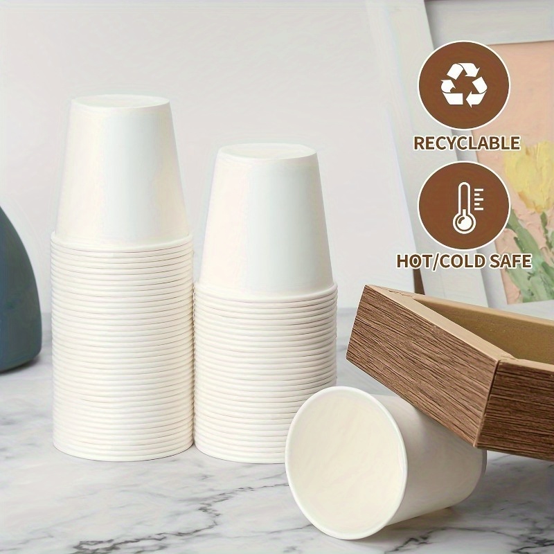 Disposable Paper Cups Small Drinking Cup For Water Juice Tea - Temu