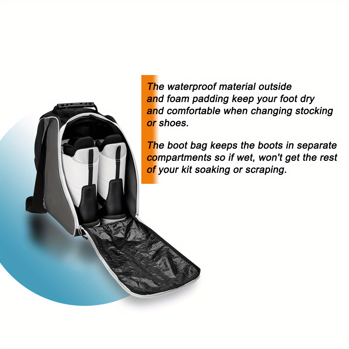 Bolsa de botas de nieve de esquí de hielo portátil accesorios profesionales  para ropa de casco de esquí Ehuebsd Para estrenar