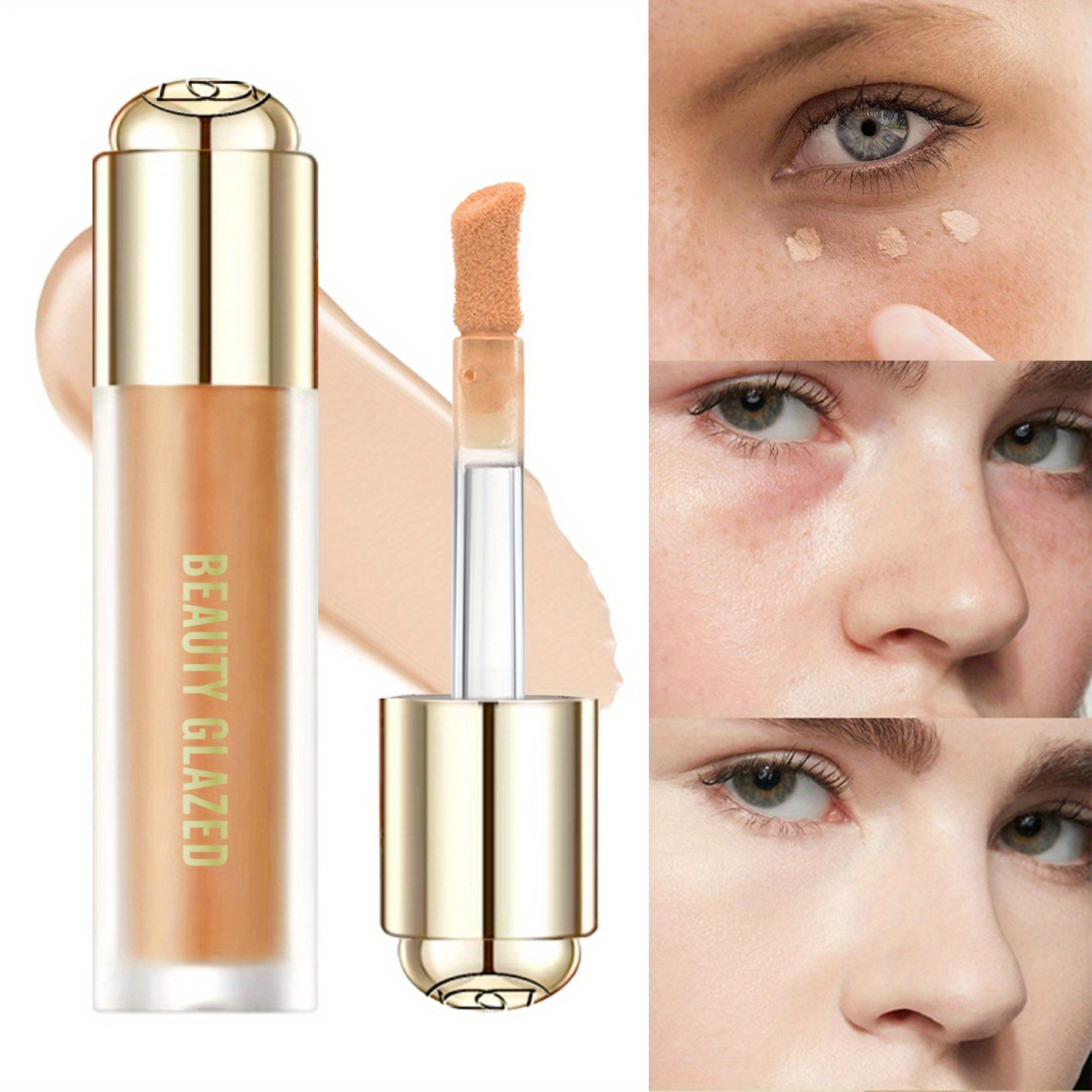 

Matte Long-lasting, Multi-functional And Powerful Eye Concealer In Multiple Colors, Nourishes The Skin And Comprehensively Covers Dark Circles And Facial Blemishes