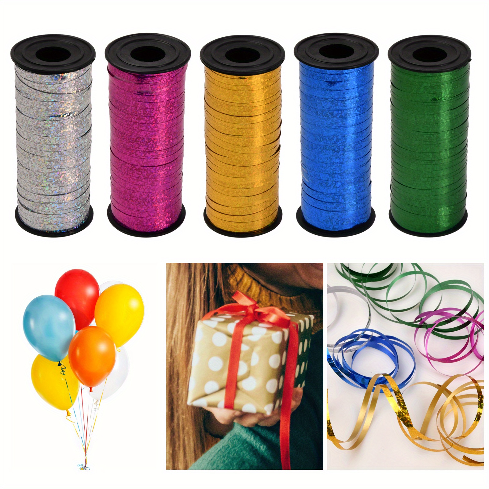 Free Sample Wholesale Gift Wrapping Ribbon Spool Metallic Balloon String  Curling Ribbon for Wedding Party Decoration - China Ribbon Spool and PP  Ribbon price