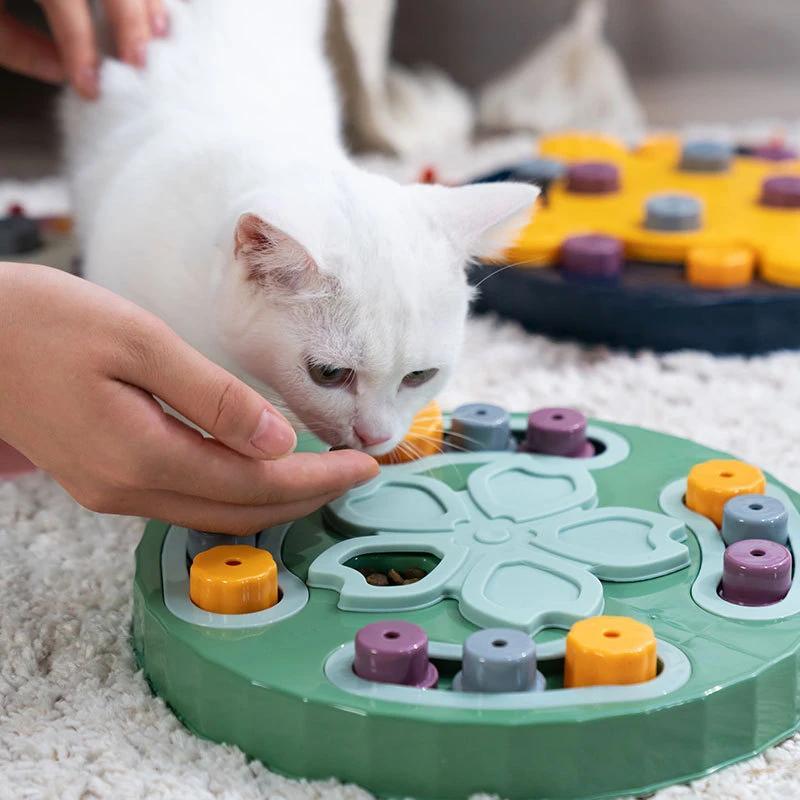 Titiepa Pet Treat Dispensing Puzzle Slow Feeder Toys for Dogs, Fun  Interactive Chase Dog Cat Toys,Dog Treat Puzzle for IQ Training & Brain