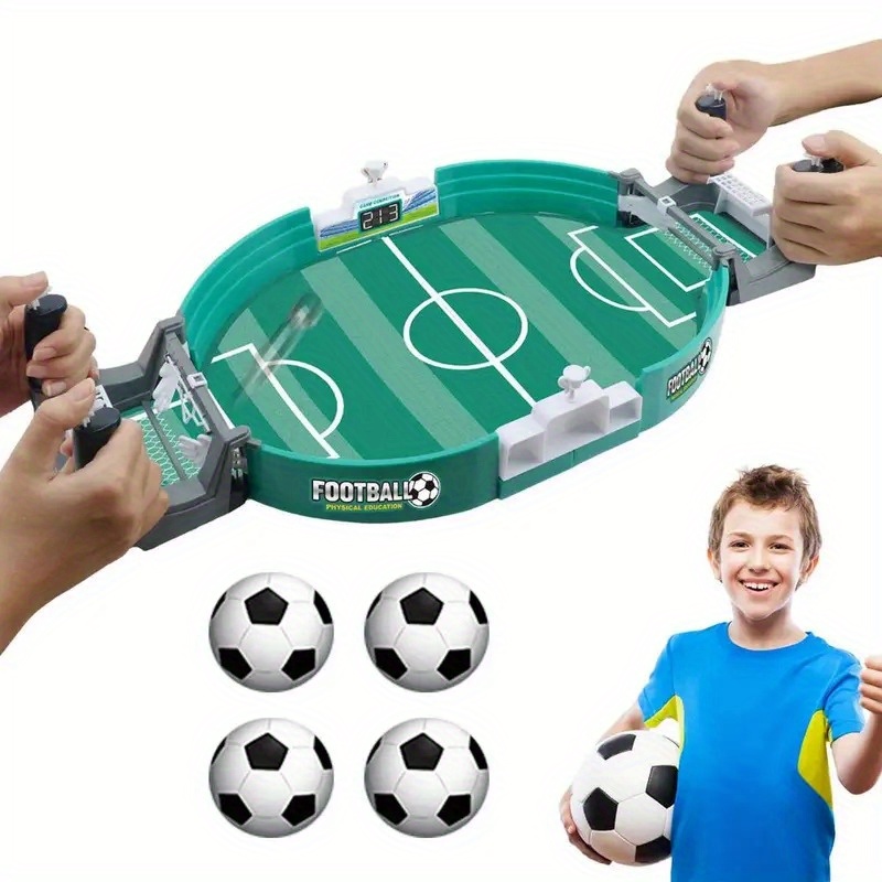 Juegos de futbolín Kit de partido de mesa para niños y adultos, juego de  futbolín interactivo regalo de juguete